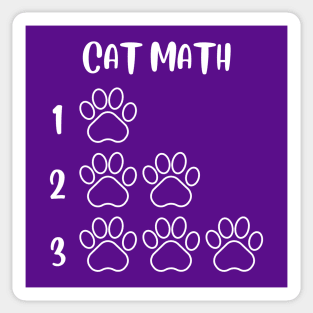 Cat Math Sticker